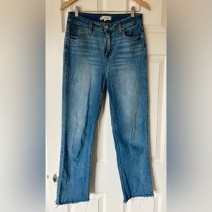 Harper Heritage High Rise Straight Cropped Jean